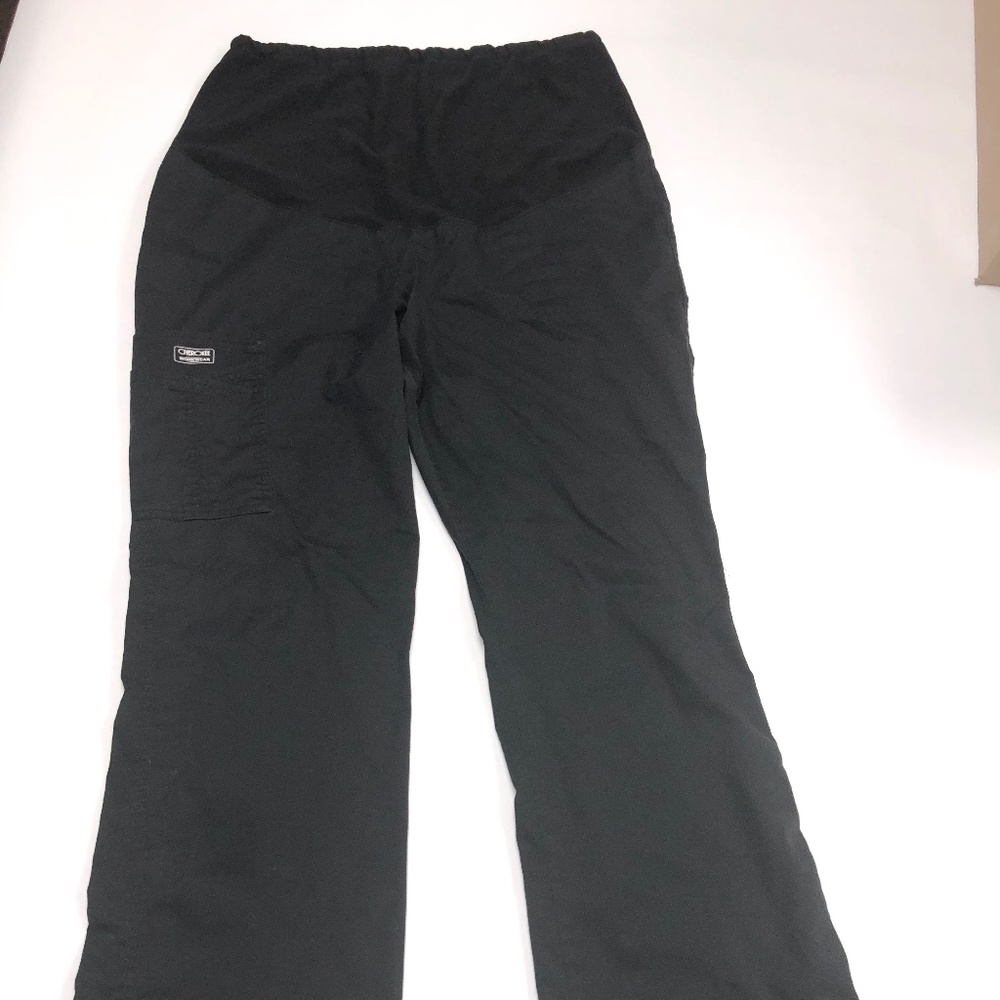 Cherokee medium black maternity scrub pants Style #4208